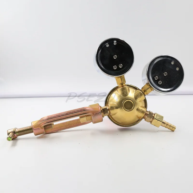 0.25 * 4 Pressure Reducing Valve with Clear Scale and Scratch Resistant Dial YQE-03 Acetylene Pressure Reducer
0.25 * 4 Pressure Reducing Valve with Clear Scale and Scratch Resistant Dial YQE-03 Acetylene Pressure Reducer