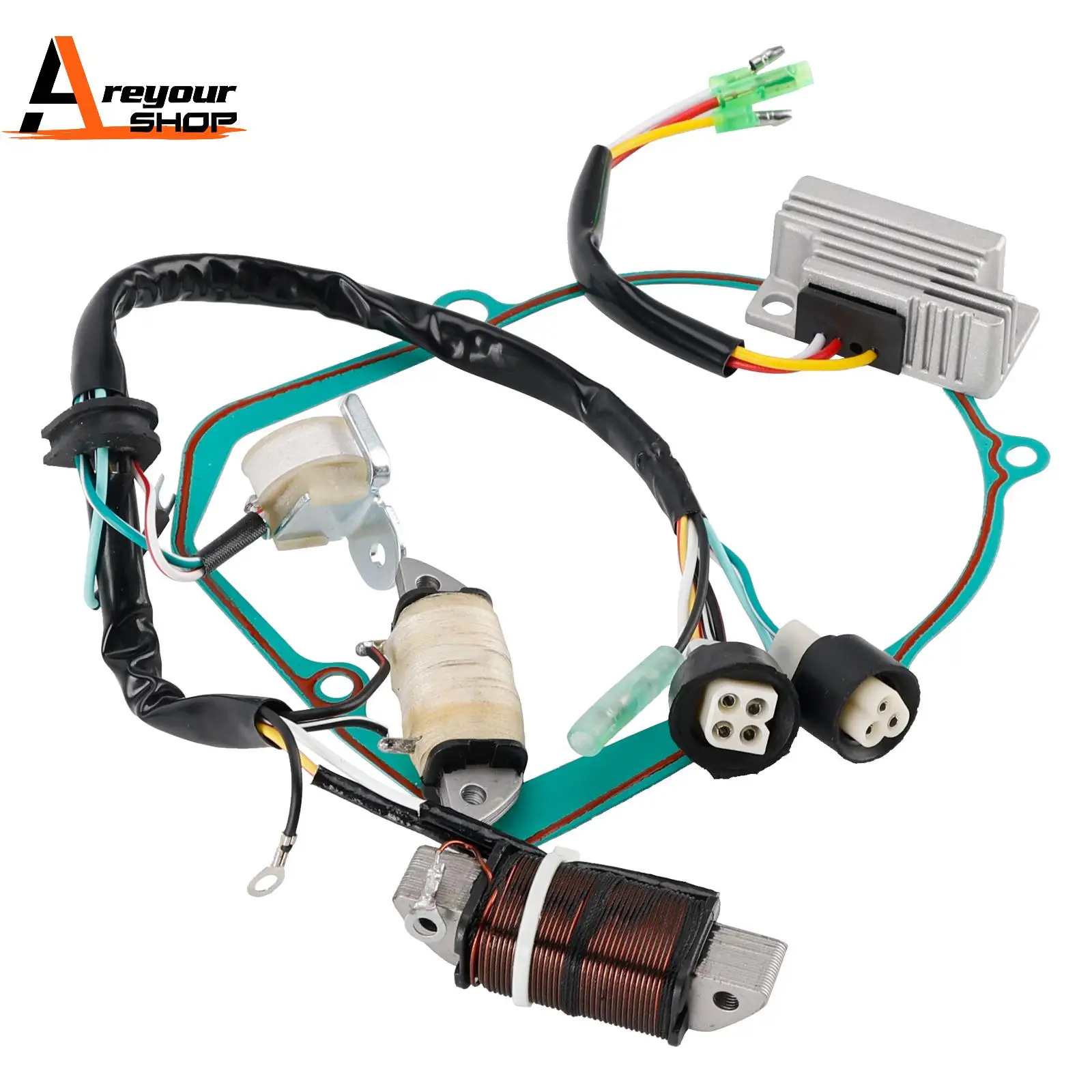 STATOR GENERATOR REGULATOR RECTIFIER GASKET FOR YAMAHA YFM100 CHAMP 1987-1988 
STATOR GENERATOR REGULATOR RECTIFIER GASKET FOR YAMAHA YFM100 CHAMP 1987-1988