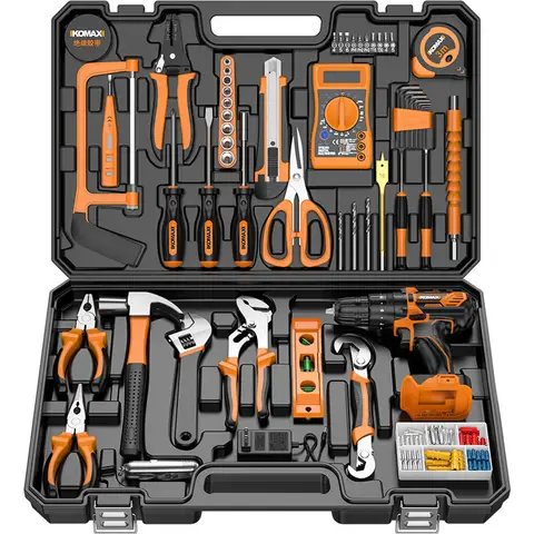Multifunctional Tool Set Handheld Household Tool Box Sets Electrician Hand Electric Tools Suit Portable Vehicle Electric Drill