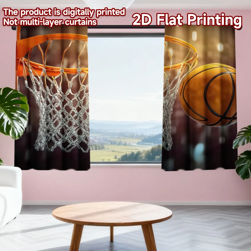 2D flat printing 2pcs Party Curtain Basketball Swish Moment Digital Printed Polyester Drapes All Season Party & Holiday Decor
2D flat printing 2pcs Party Curtain Basketball Swish Moment Digital Printed Polyester Drapes All Season Party & Holiday Decor
