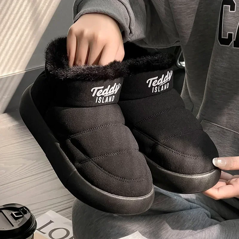 Woman Ankle Boots Winter Snow Boots Shoes for Men Male Sneakers Fashion Casual Cotton Shoes Couple Size Large 35-47 Luxury Shoes
Woman Ankle Boots Winter Snow Boots Shoes for Men Male Sneakers Fashion Casual Cotton Shoes Couple Size Large 35-47 Luxury Shoes