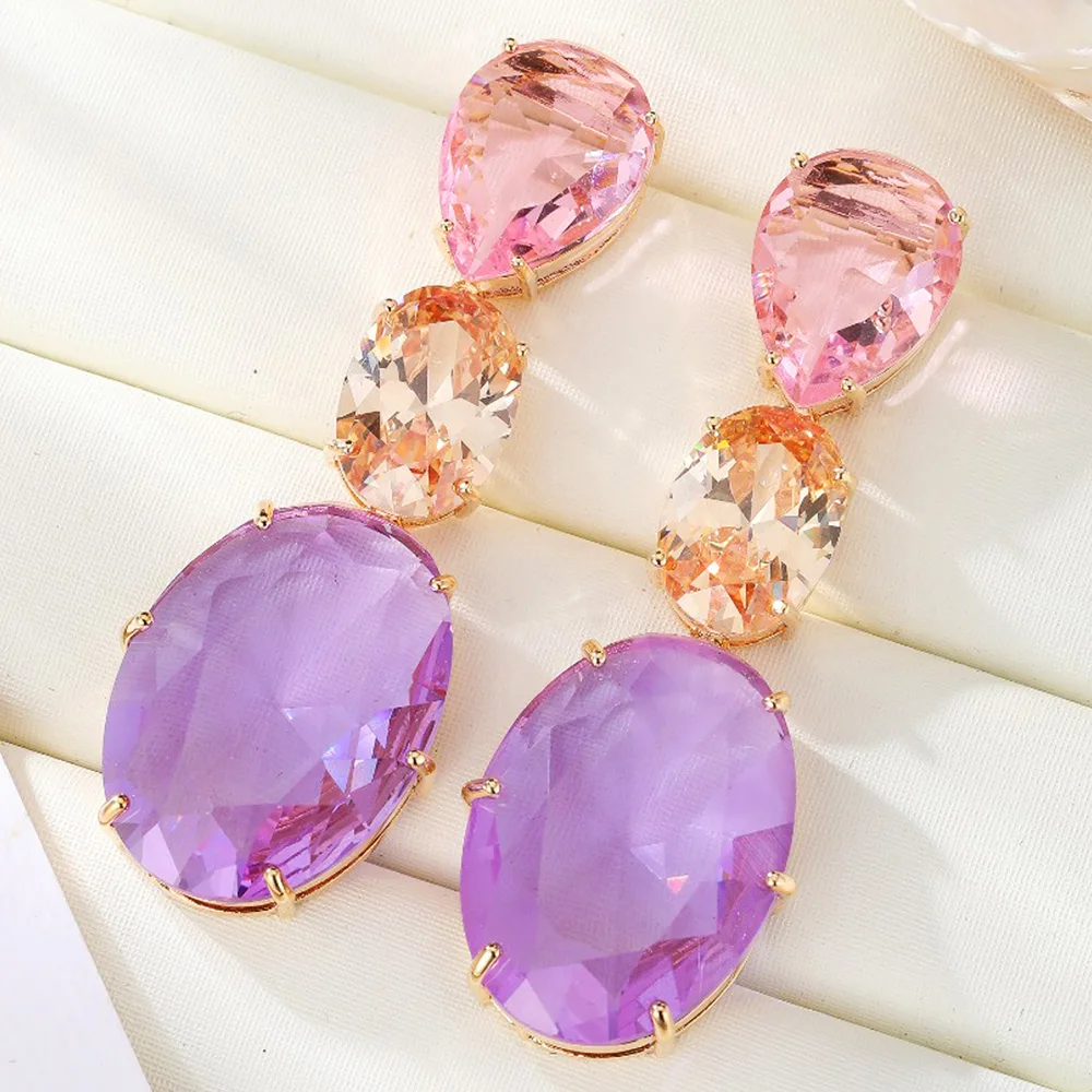 GODKI Fashion Brazilian Big Purple Zircon Earrings For Women Party Crystal CZ Bohemian Dubai Bridal Engagement Jewelry
GODKI Fashion Brazilian Big Purple Zircon Earrings For Women Party Crystal CZ Bohemian Dubai Bridal Engagement Jewelry
