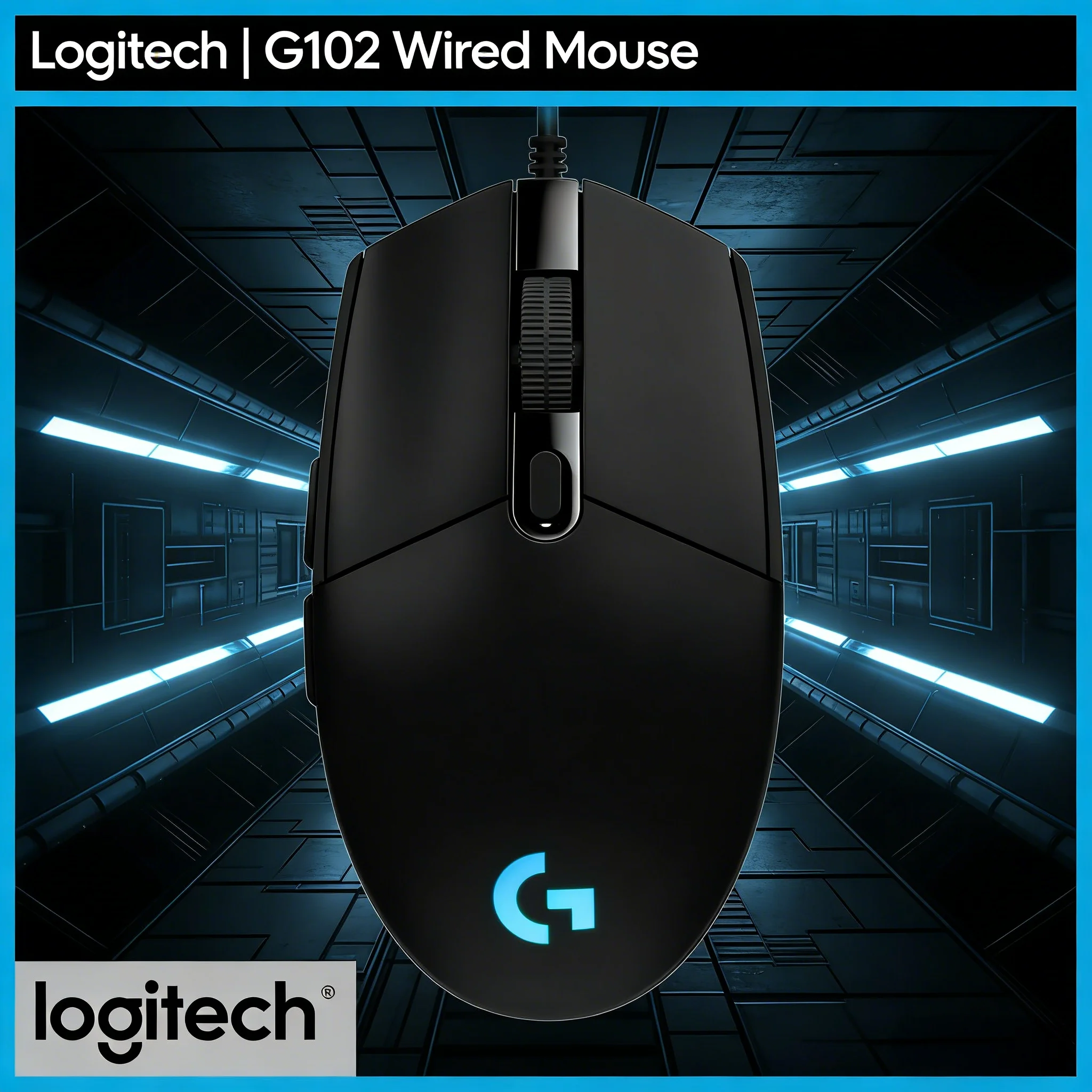 G102 Dual-Purpose Wired Mouse RGB LIGHTSYNC Programmable Buttons