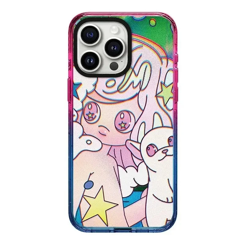 Cartoon Cute Big Eyes Girl 2.0 Acrylic Colorful Border Phone Case Cover for iPhone 11 12 13 14 15 Pro Max Case
Cartoon Cute Big Eyes Girl 2.0 Acrylic Colorful Border Phone Case Cover for iPhone 11 12 13 14 15 Pro Max Case