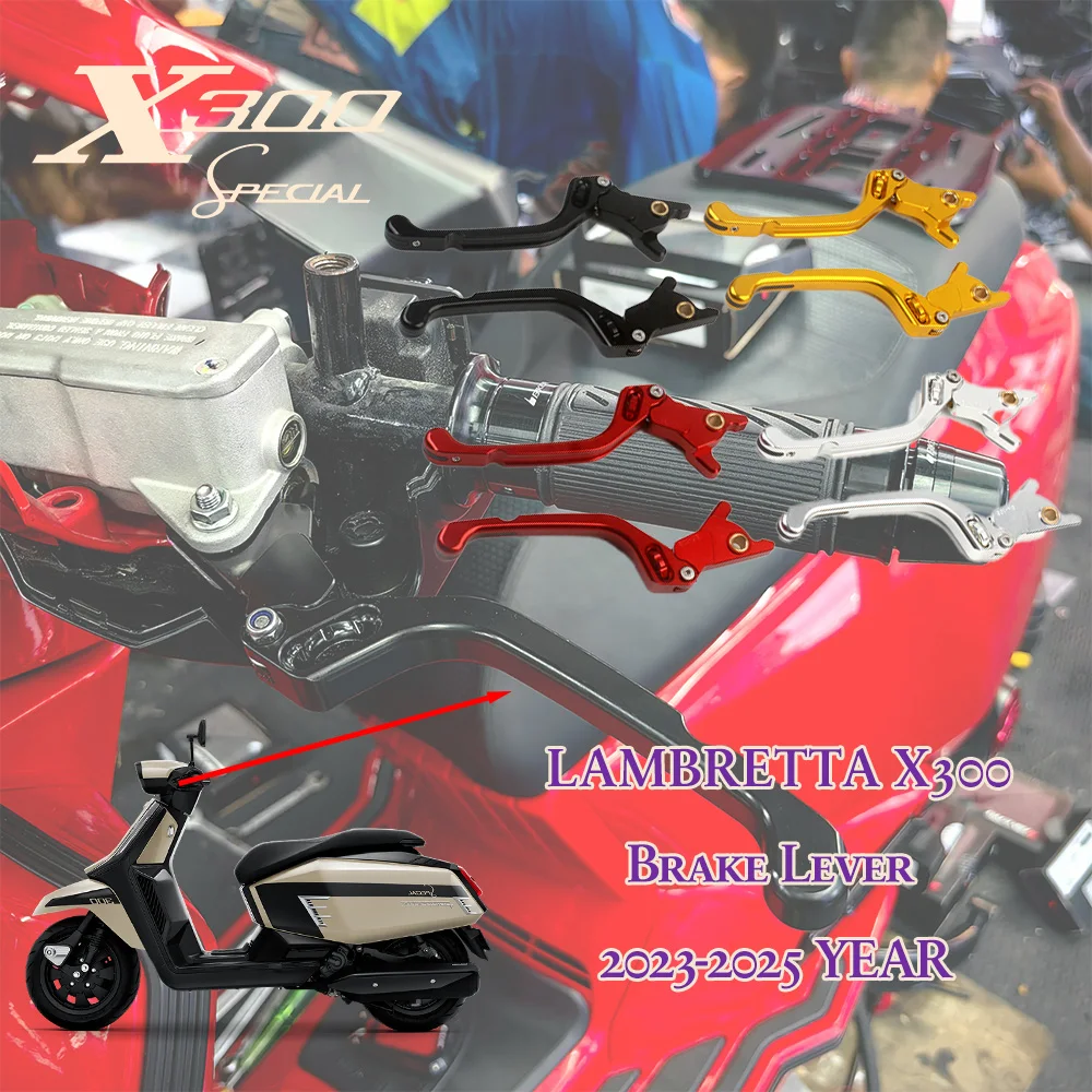 Motorcycle Accessories Parts for Lambretta x300 aluminum alloy Brake Lever For lambretta x300 2023-2024
Motorcycle Accessories Parts for Lambretta x300 aluminum alloy Brake Lever For lambretta x300 2023-2024