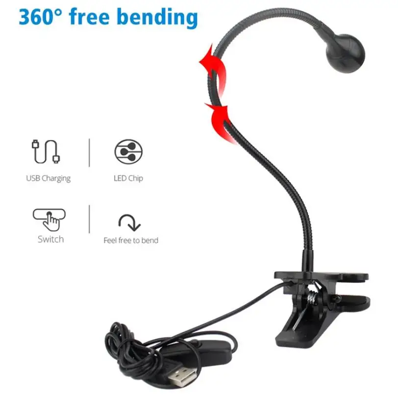USB Power Clip Holder Светодиодный светильник для книг Настольная лампа 3 Вт Гибкая кровать Лампа для чтения книг Настольная лампа для кабинета, спальни, жизни
USB Power Clip Holder Светодиодный светильник для книг Настольная лампа 3 Вт Гибкая кровать Лампа для чтения книг Настольная лампа для кабинета, спальни, жизни