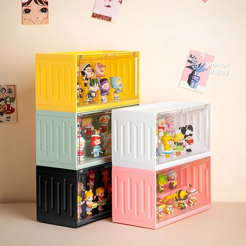 5-color Acrylic Doll Display Shelf Cosmetics Perfume Dust-proof Storage Box Desktop Sorting Storage with Grooves Can Be Stacked
5-color Acrylic Doll Display Shelf Cosmetics Perfume Dust-proof Storage Box Desktop Sorting Storage with Grooves Can Be Stacked