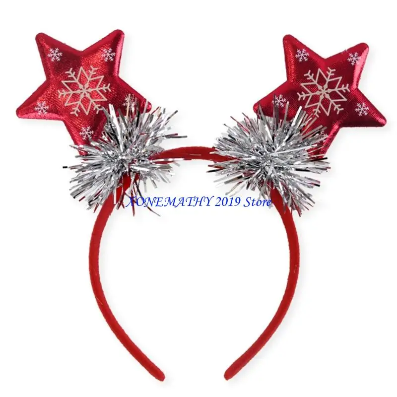 F42F Holiday Season Hair Accessory Garlands Hairband with Christmas Tree/Star Decors for Adult Kids Christmas Party Headwear
F42F Holiday Season Hair Accessory Garlands Hairband with Christmas Tree/Star Decors for Adult Kids Christmas Party Headwear