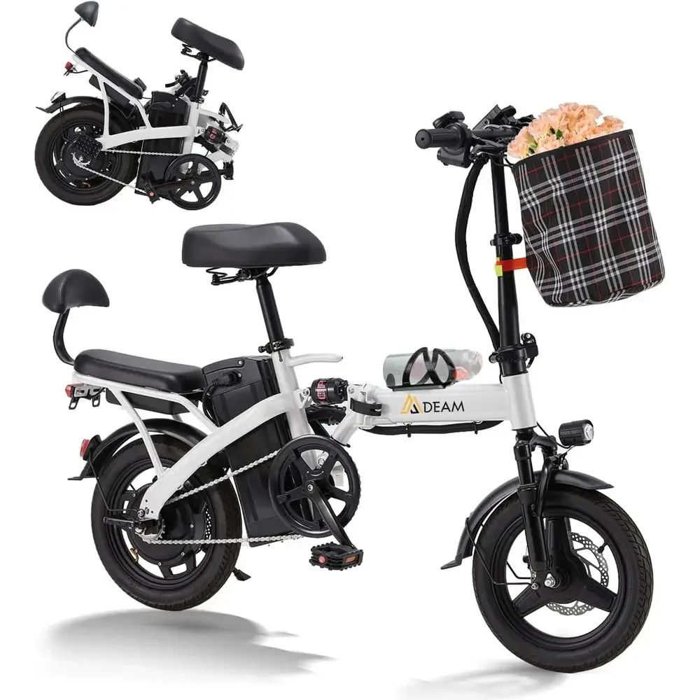 Compact 500W Electric Bike for Adults - 20 MPH, 30+ Mile Range, Dual Seater for Commuting
Compact 500W Electric Bike for Adults - 20 MPH, 30+ Mile Range, Dual Seater for Commuting