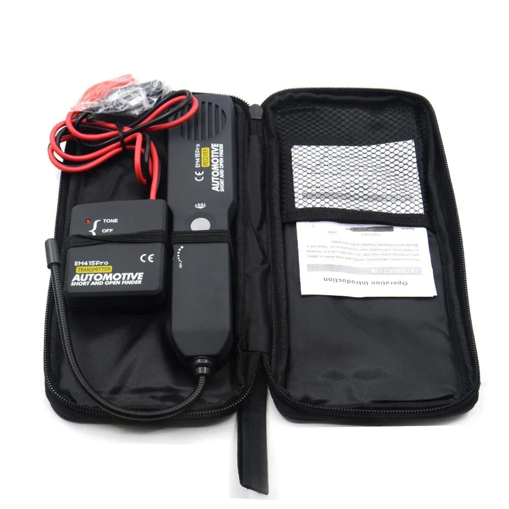 Automotive Short & Open Finder Circuit Tester EM415PRO Detector Tracer for wire or cable Car Diagnostic Tool Car Repair Tool
Automotive Short & Open Finder Circuit Tester EM415PRO Detector Tracer for wire or cable Car Diagnostic Tool Car Repair Tool