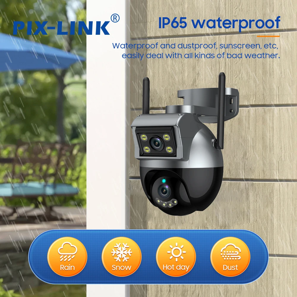 A23 1080P 4MP HD Dual Lens PTZ WiFi Camera Dual Screen Motion Tracking Color Night Vision Two-Way Audio IP65 Waterproof IP Camer
A23 1080P 4MP HD Dual Lens PTZ WiFi Camera Dual Screen Motion Tracking Color Night Vision Two-Way Audio IP65 Waterproof IP Camer