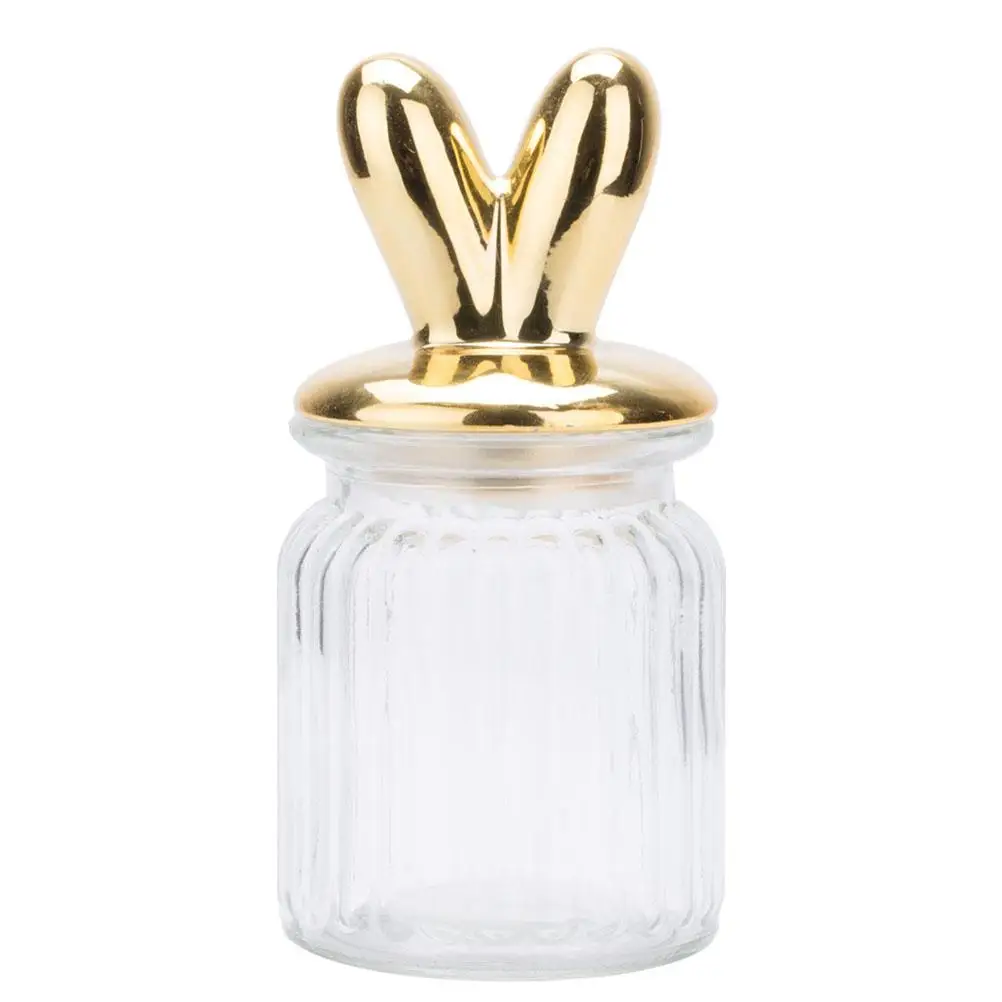 Rabbit Ear Sealed Jar Bunnies Jars Snack Bunny with Ears Lid Airtight Food Storage Container
Rabbit Ear Sealed Jar Bunnies Jars Snack Bunny with Ears Lid Airtight Food Storage Container