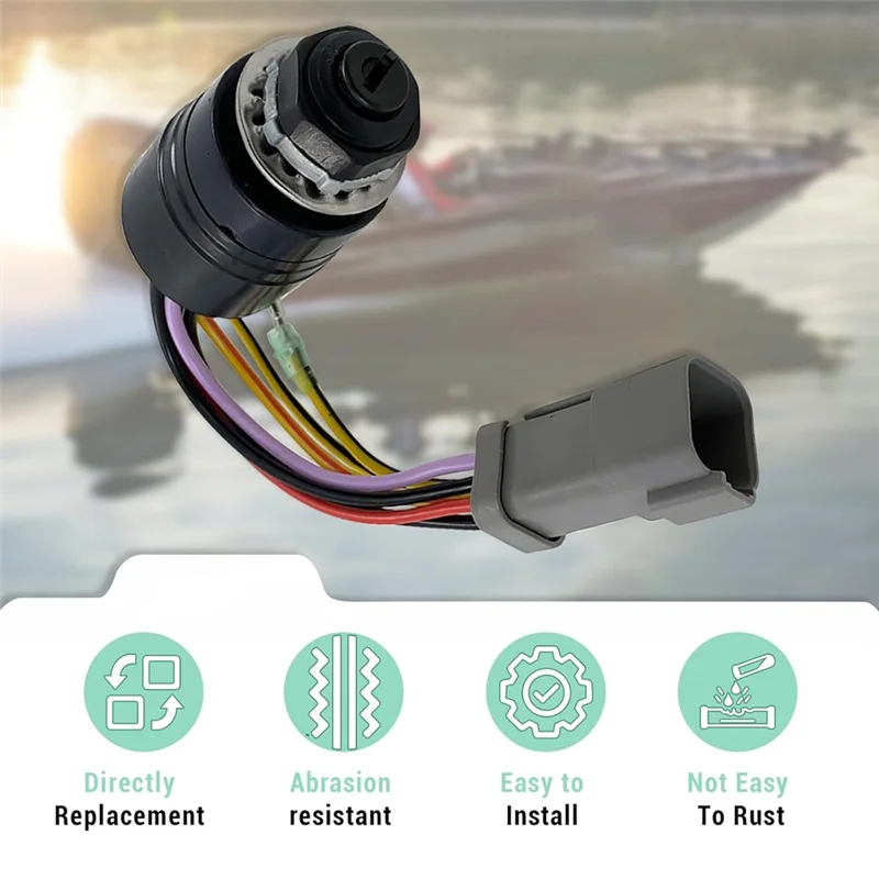Compatible Ignition Switch(129572) With 1 Key, 3 Position 6 Wire Connectors For Tracker Boats
Compatible Ignition Switch(129572) With 1 Key, 3 Position 6 Wire Connectors For Tracker Boats