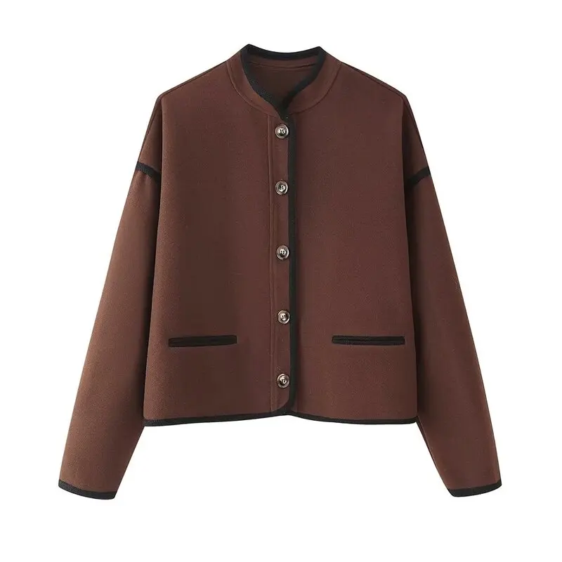 Faionable Soft Woolen Jaet Coat Long Sve Slimming Versatile Women's Autumn Winter New Arrival ort Outerwear
Faionable Soft Woolen Jaet Coat Long Sve Slimming Versatile Women's Autumn Winter New Arrival ort Outerwear