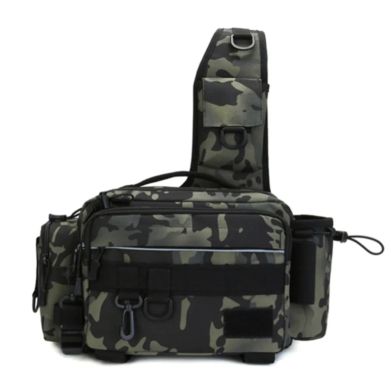 Multifunctional Fishing Tackle Bag Outdoor Water-Resistant Fishing Sling Pack Waist Bag Reel Lure Storage Organizer Bag
Multifunctional Fishing Tackle Bag Outdoor Water-Resistant Fishing Sling Pack Waist Bag Reel Lure Storage Organizer Bag