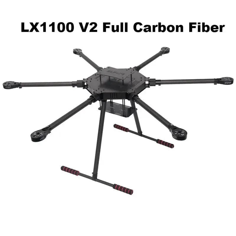 LX1100 V1/V2 полностью углеродное волокно 1100 мм шестироторная рама X-Roter 80A ESC PX4 Pixhawk рама дрона управления полетом RC аксессуары
LX1100 V1/V2 полностью углеродное волокно 1100 мм шестироторная рама X-Roter 80A ESC PX4 Pixhawk рама дрона управления полетом RC аксессуары