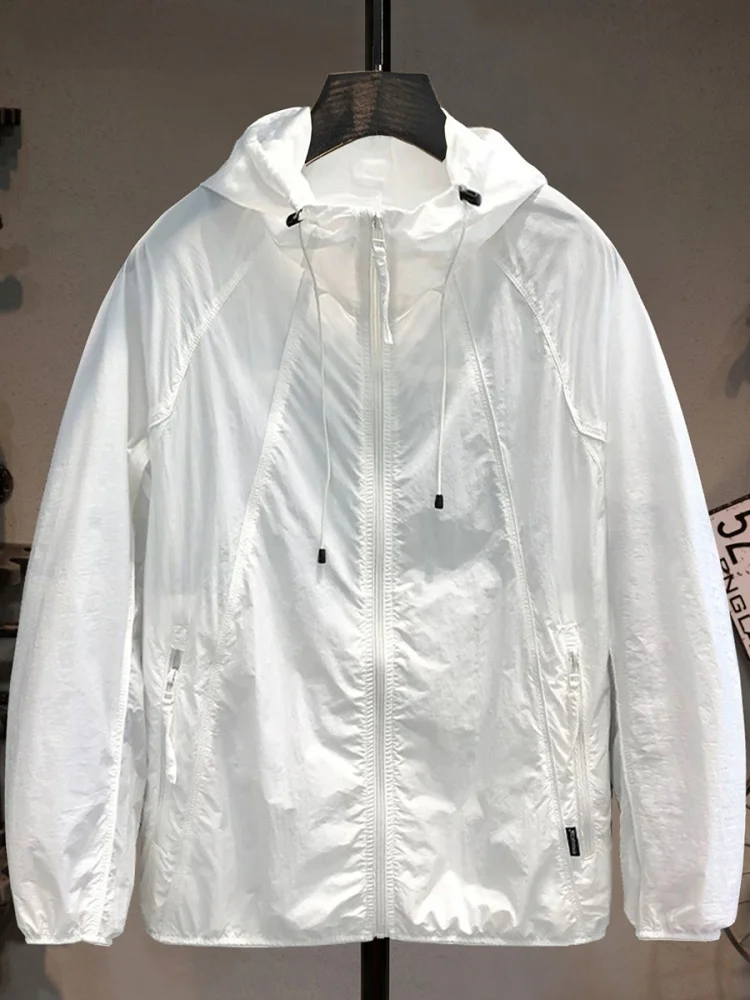 White Thin Men's Outdoor Sports Clothing UV Protection Outerwear Anti-Uv Sun Protection Suit Loose Fit Long Sve Zipper Clo...
White Thin Men's Outdoor Sports Clothing UV Protection Outerwear Anti-Uv Sun Protection Suit Loose Fit Long Sve Zipper Clo...