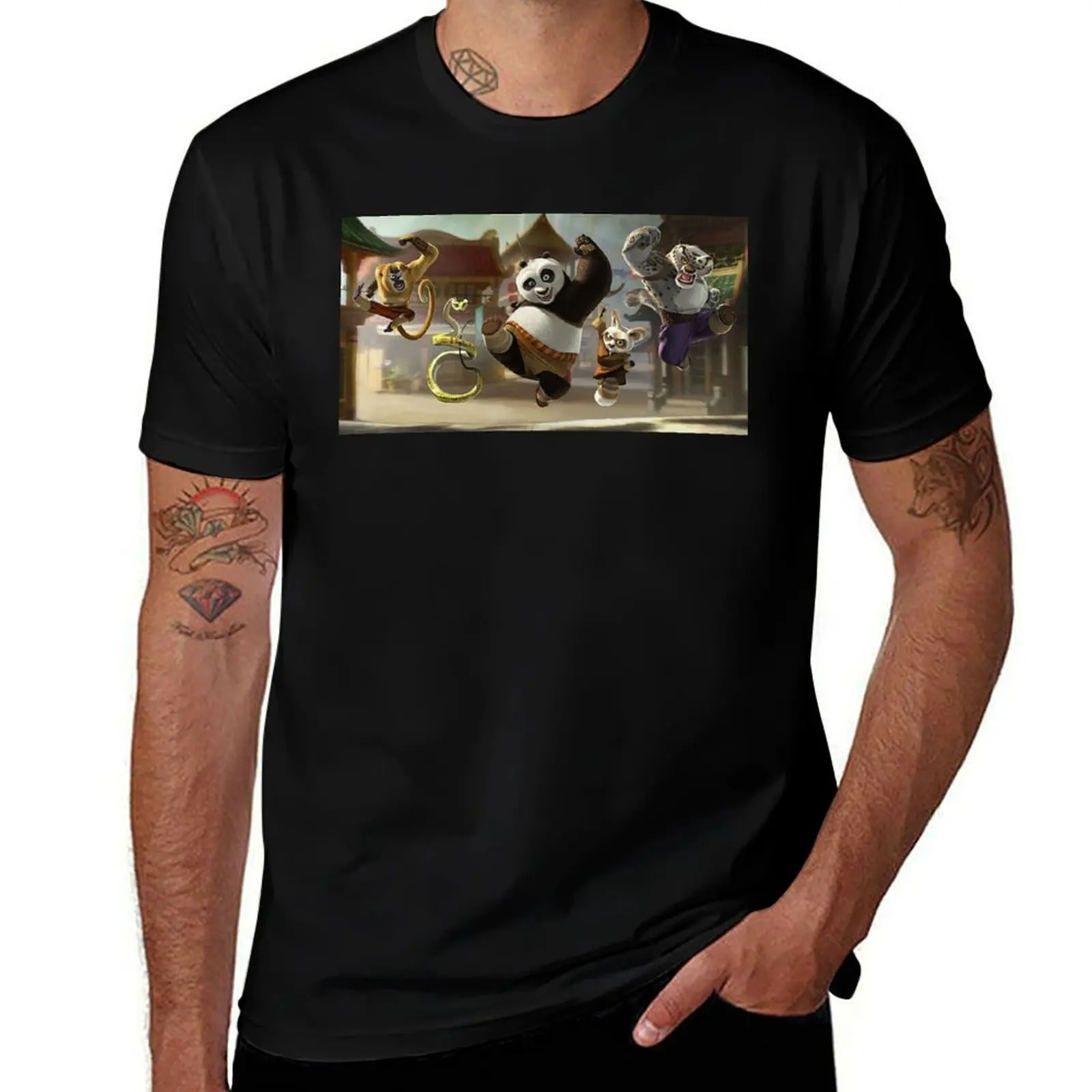 Kung fu panda T-Shirt blacks graphics blanks anime t shirts mens plain t shirts
Kung fu panda T-Shirt blacks graphics blanks anime t shirts mens plain t shirts