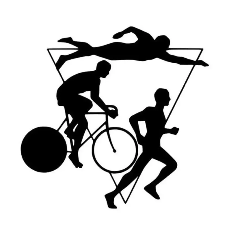 Car Stickers Interesting Triathlon Car Decoration Accessories Decal Ideas Apply To Various Models Black/white, 15cm*14cm
Car Stickers Interesting Triathlon Car Decoration Accessories Decal Ideas Apply To Various Models Black/white, 15cm*14cm