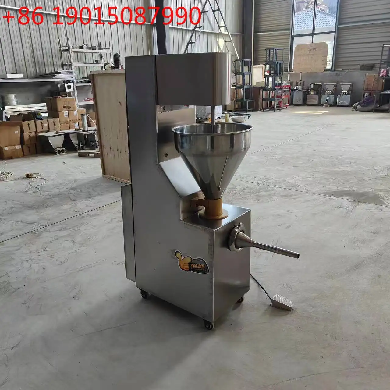 Sausage Filler Filling Ham Sausage Stuffing Machine Chorizos Making Hot Dog Sausage Maker Machine
Sausage Filler Filling Ham Sausage Stuffing Machine Chorizos Making Hot Dog Sausage Maker Machine