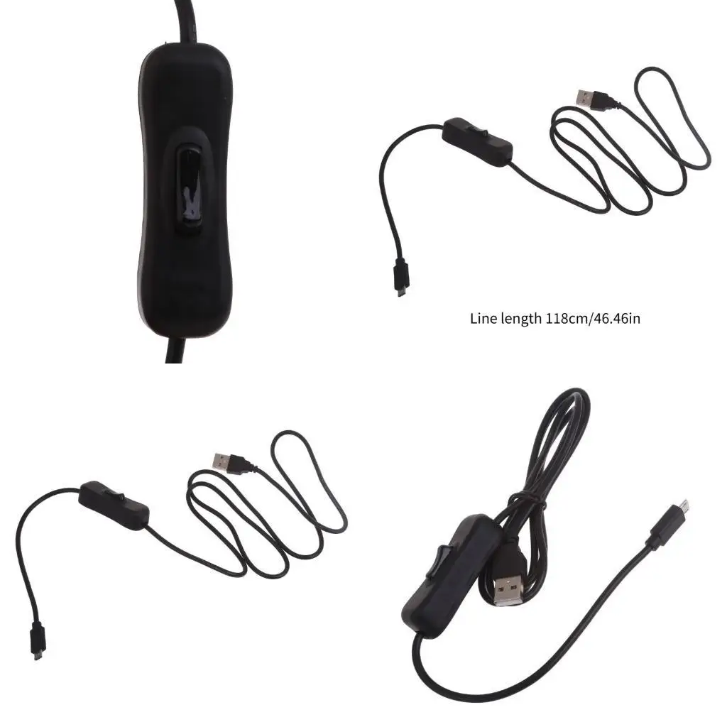 652F Convenient USB to Micro USB Cable with Power Control Button for Tablet Office Desk Light Cooling Fan Bedside Lamp
652F Convenient USB to Micro USB Cable with Power Control Button for Tablet Office Desk Light Cooling Fan Bedside Lamp