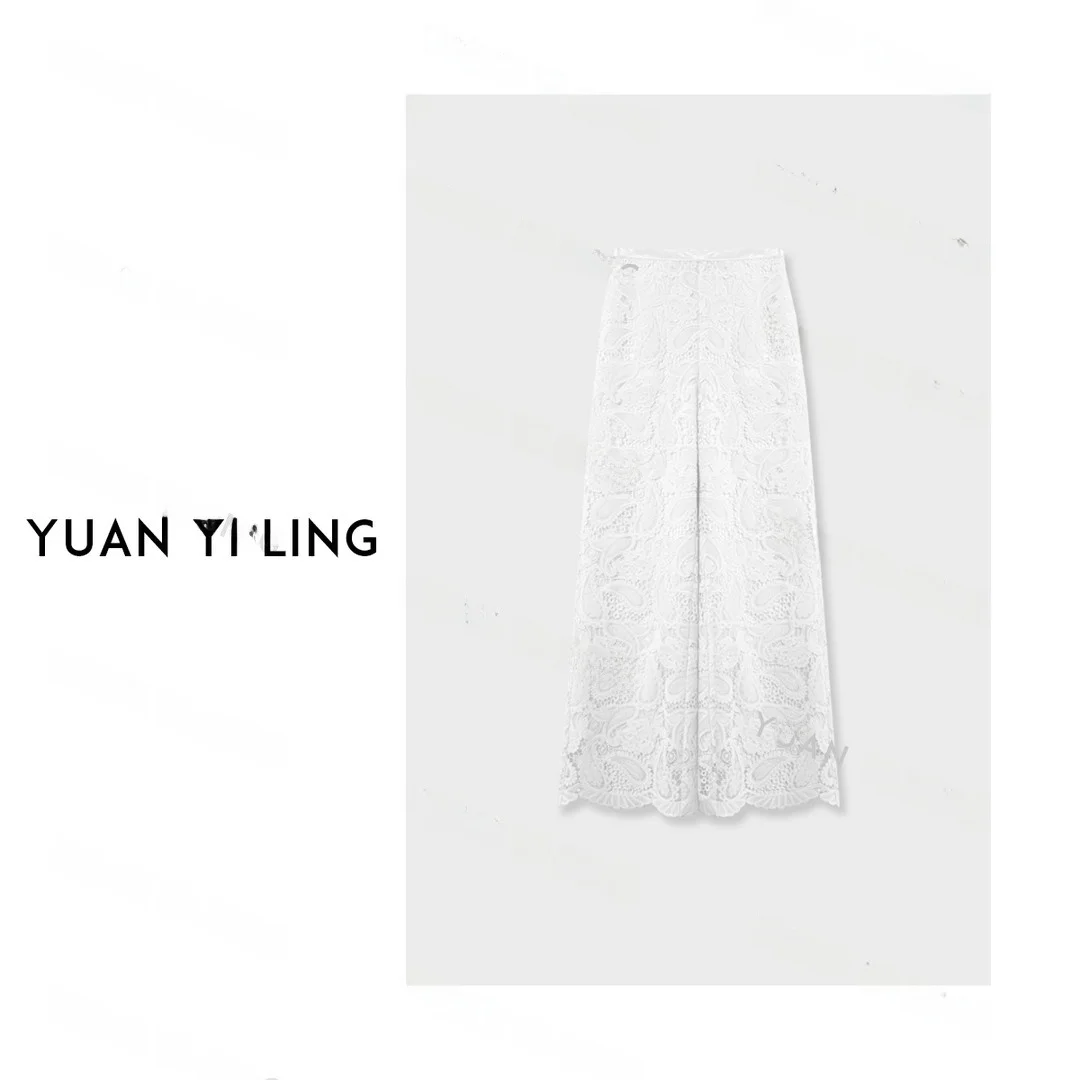 Acetate Straight Leg Wide Leg Pants Women Luxury Hollow out Design High-End Sensation Long Trousers Elegant Fashion Hanfu
Acetate Straight Leg Wide Leg Pants Women Luxury Hollow out Design High-End Sensation Long Trousers Elegant Fashion Hanfu