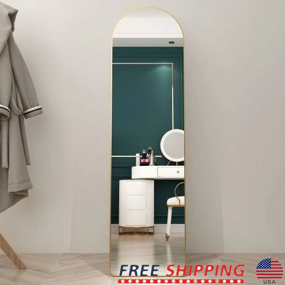 Arched Full-Length Wall Mirror with Aluminum Alloy Frame High Definition Glass Easy Install Living Room Decor 60x16.5 Inches
Arched Full-Length Wall Mirror with Aluminum Alloy Frame High Definition Glass Easy Install Living Room Decor 60x16.5 Inches