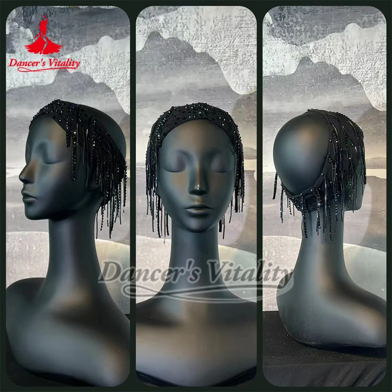 Головной убор для латинских танцев, женский черный эластичный ободок с камнями AB, аксессуары для соревнований для взрослых и детей, чача-самба
Головной убор для латинских танцев, женский черный эластичный ободок с камнями AB, аксессуары для соревнований для взрослых и детей, чача-самба