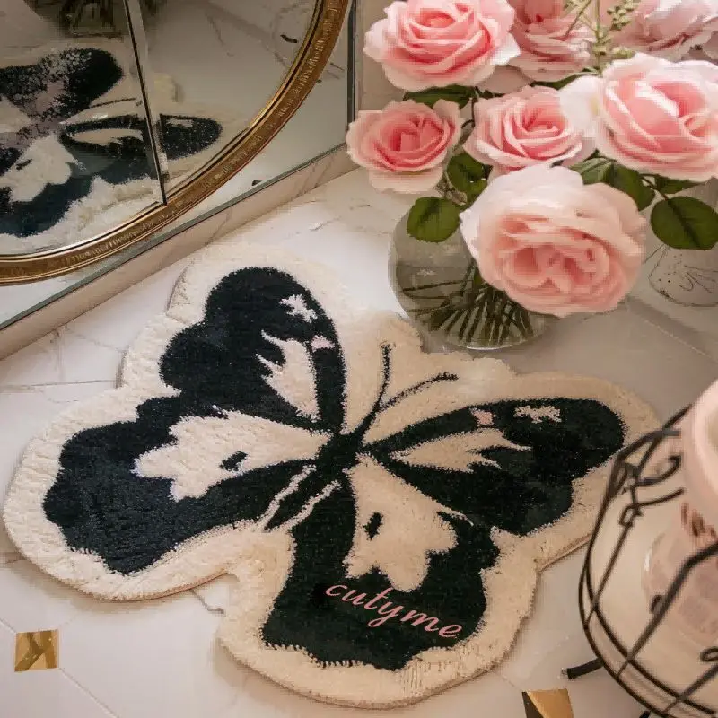 Butterfly Shape Faux Cashmere Carpet Plush Area Rug LivingRoom Bedroom Floor Mat Anti-slip Curved Floor Mat Home Decor
Butterfly Shape Faux Cashmere Carpet Plush Area Rug LivingRoom Bedroom Floor Mat Anti-slip Curved Floor Mat Home Decor