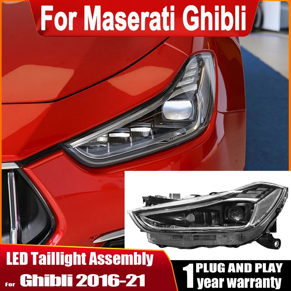 2X Car Lights For Maserati Ghibli Headlight 2013 2014 2015 2016-2021 Full LED Projector Front Lamps Upgrade 2023 Style Plug Play
2X Car Lights For Maserati Ghibli Headlight 2013 2014 2015 2016-2021 Full LED Projector Front Lamps Upgrade 2023 Style Plug Play