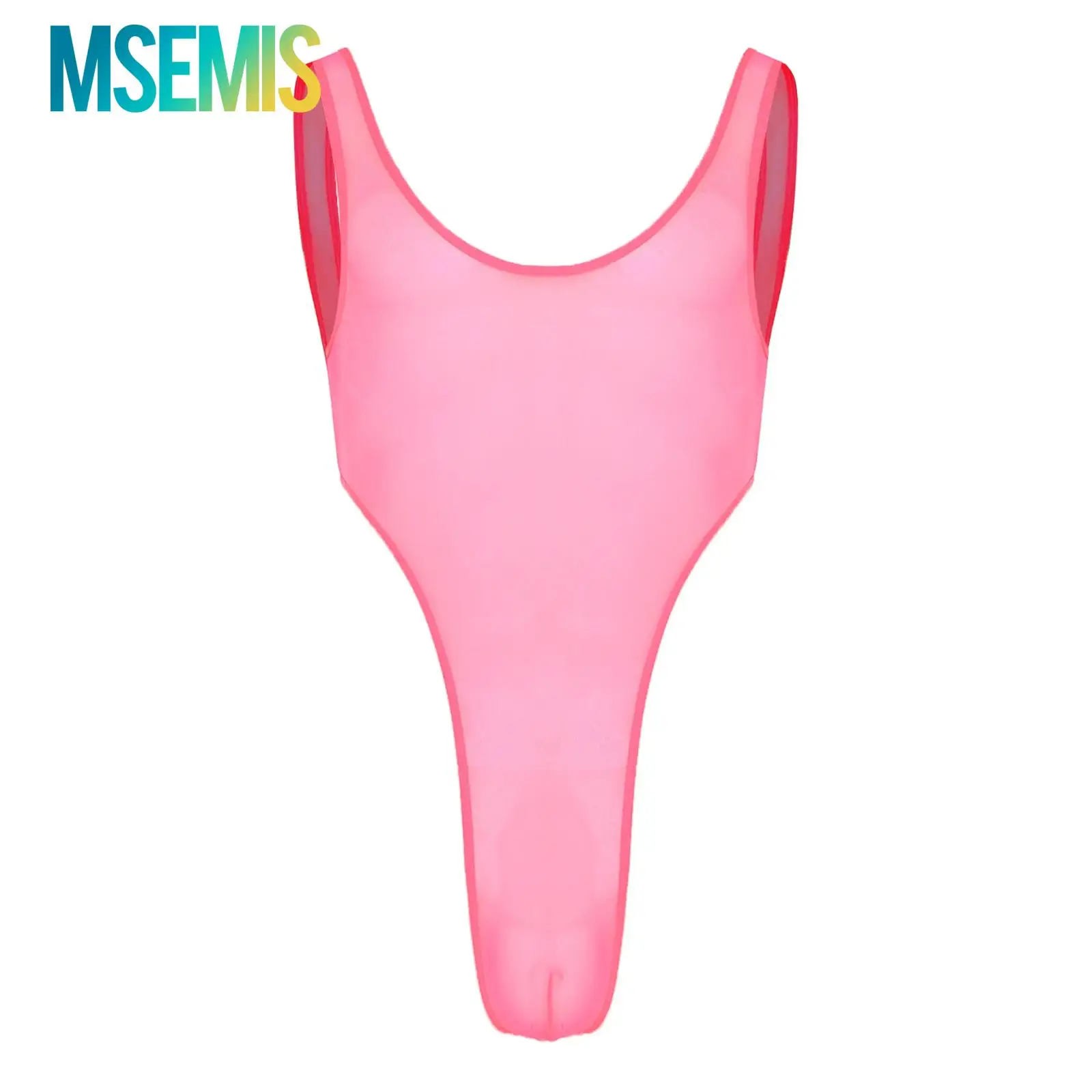 Mens Lingerie Sheer Mesh Bulge Pouch High-Cut Bodysuit Open Back One-piece Singlets Leotard Jumpsuit Nightclub Beachwear Costume
Mens Lingerie Sheer Mesh Bulge Pouch High-Cut Bodysuit Open Back One-piece Singlets Leotard Jumpsuit Nightclub Beachwear Costume