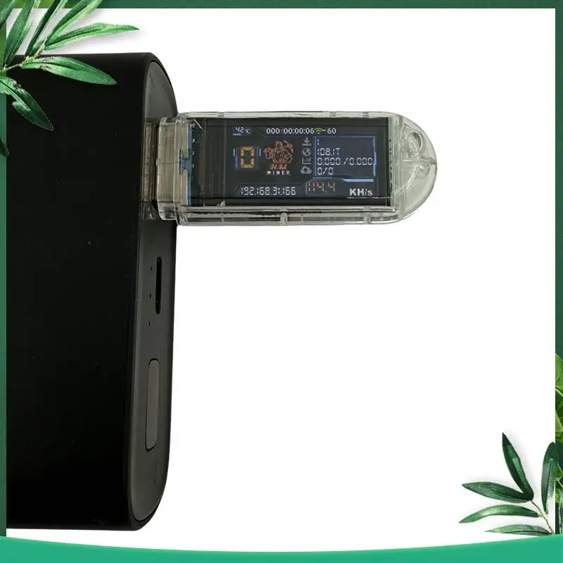 (NEW) USB Nerdminer 112KH/S Solo Lottery Miner BTC Miner Color Display Bitcoin Mini Miner Asic Mining For Home Office 
(NEW) USB Nerdminer 112KH/S Solo Lottery Miner BTC Miner Color Display Bitcoin Mini Miner Asic Mining For Home Office