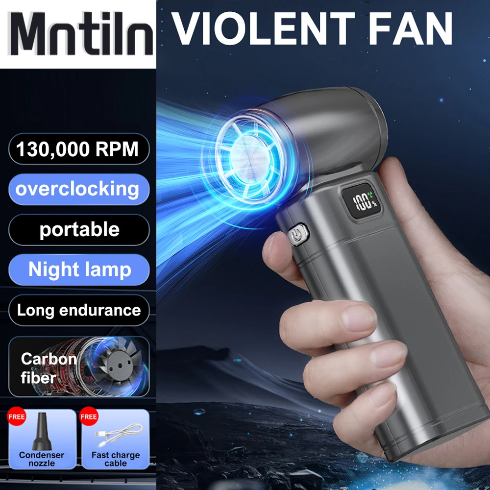 Turbo jet fan Violent Fan Powerful Air Blower Brushless High Power Duct Fan Mini Turbo Jet Fan 1300000RPM Strong Winds Turbo Fan
Turbo jet fan Violent Fan Powerful Air Blower Brushless High Power Duct Fan Mini Turbo Jet Fan 1300000RPM Strong Winds Turbo Fan