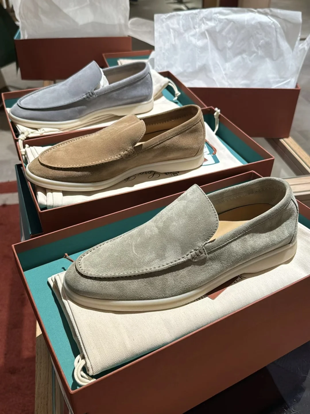 Men's Loers Top Version 25 New LP Moccasin One-Touch Suede Bean oes Old Money Sle Casual round Toe Flat Heel
Men's Loers Top Version 25 New LP Moccasin One-Touch Suede Bean oes Old Money Sle Casual round Toe Flat Heel