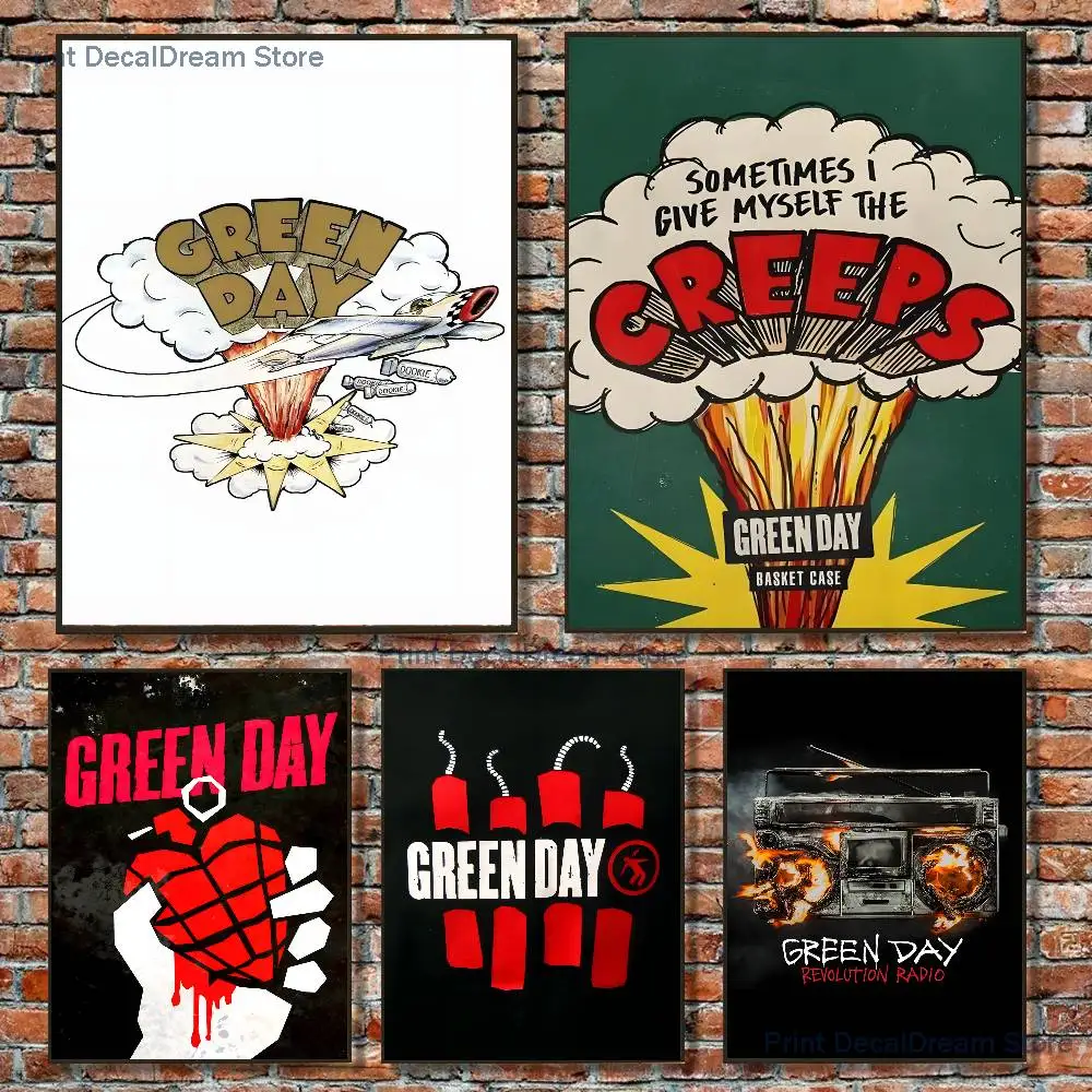 G-Green Day Band Vintage Poster HD art sticky wall waterproof home living room bedroom bar aesthetic decoration
G-Green Day Band Vintage Poster HD art sticky wall waterproof home living room bedroom bar aesthetic decoration
