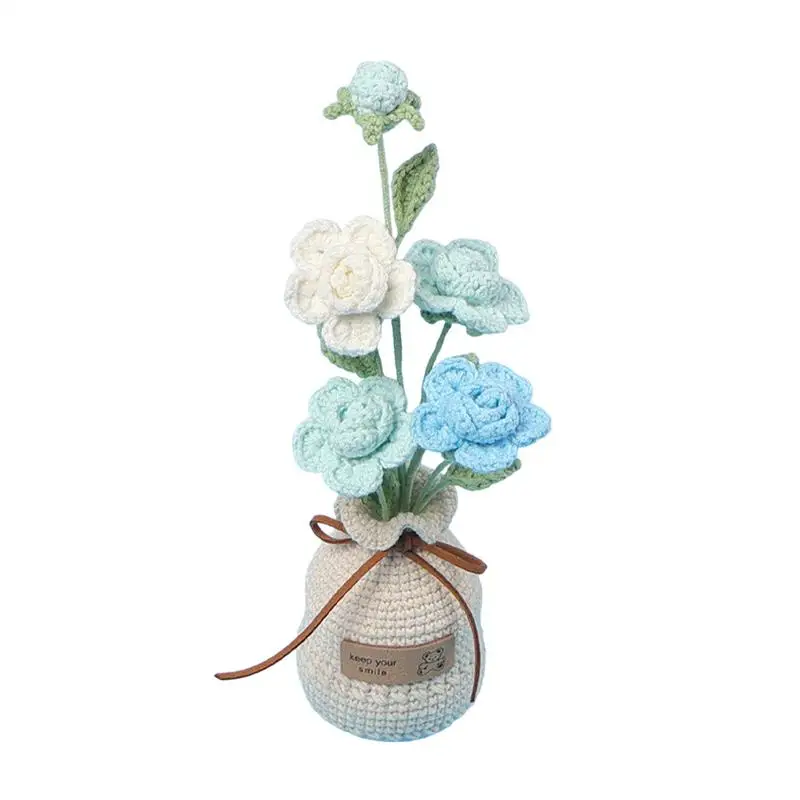 Crochet Flower Pot Handmade Yarn Flowers Valentine's Day Crochet Potted Plants Small Potted Plants Desk Flowers Crochet Desk
Crochet Flower Pot Handmade Yarn Flowers Valentine's Day Crochet Potted Plants Small Potted Plants Desk Flowers Crochet Desk