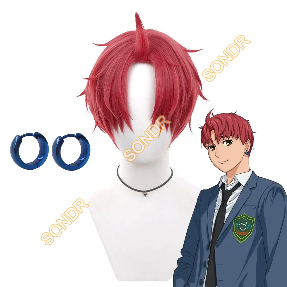 Anime DAN DA DAN Jin Enjoji Cosplay Wig Earrings Men Red Short Hair Xmas Halloween Carnival Party Heat Resistant Synthetic Wig
Anime DAN DA DAN Jin Enjoji Cosplay Wig Earrings Men Red Short Hair Xmas Halloween Carnival Party Heat Resistant Synthetic Wig