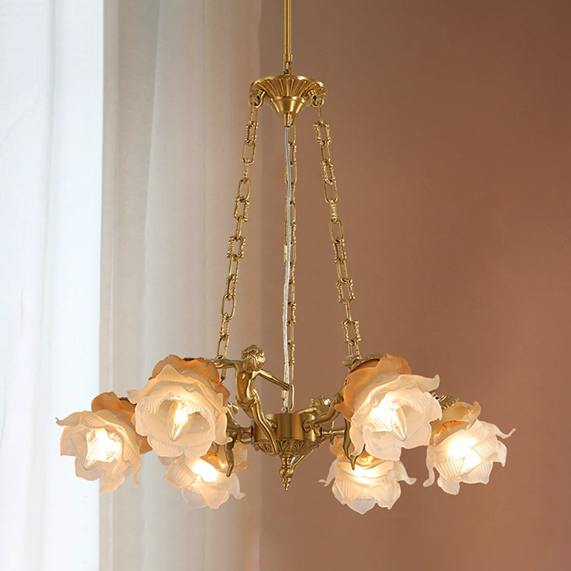 Medieval European Style Retro French Angel Copper Hanging Lamp Dining Room Bar Bedroom Porch Living Room Flower Chandelier
Medieval European Style Retro French Angel Copper Hanging Lamp Dining Room Bar Bedroom Porch Living Room Flower Chandelier