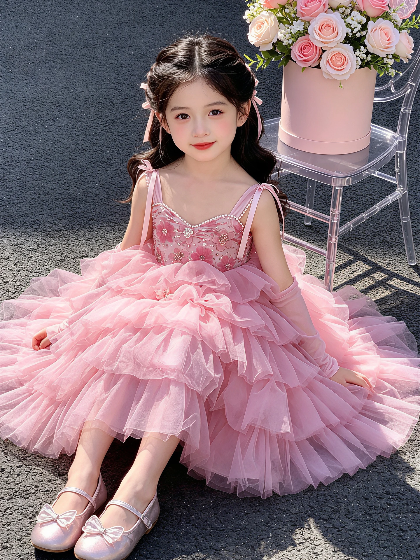 Princess Style Mesh Strap Dress Summer Outfit Fairy Tale Sleeveless Cake Skirt Fashionable Flower Fairy Puffy Skirt Pink for ...
Princess Style Mesh Strap Dress Summer Outfit Fairy Tale Sleeveless Cake Skirt Fashionable Flower Fairy Puffy Skirt Pink for ...