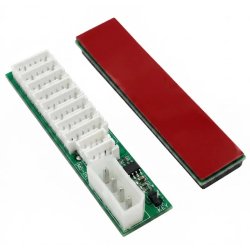 ARGB 6Pin Fan Hub 10+2 Fan Lighting Control Board for Computer Case Fan Sync Control RGB Fan Hub Small 6Pin Fan Hub