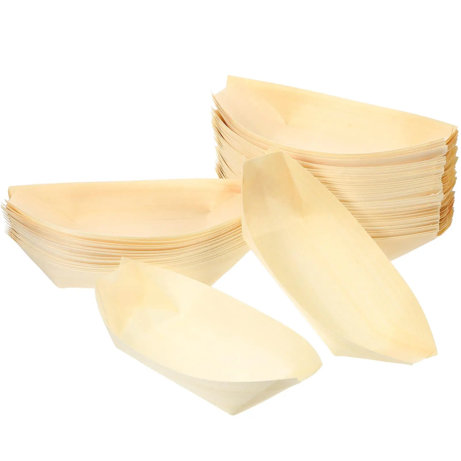 50 Pcs Packing Box Sushi Plates Wood Container Boat Disposable Tray Charcuterie Cones Bamboo Food Container Kitchen Party
50 Pcs Packing Box Sushi Plates Wood Container Boat Disposable Tray Charcuterie Cones Bamboo Food Container Kitchen Party