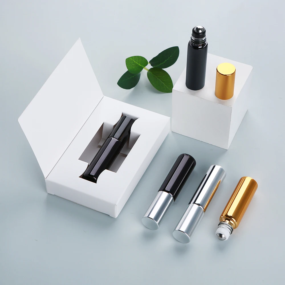 30pcs 5ml Electroplated Glass Perfume/Essential Oil Rollers w/ High Aluminum Caps, Smooth Rolling, Reusable, w/ Box
30pcs 5ml Electroplated Glass Perfume/Essential Oil Rollers w/ High Aluminum Caps, Smooth Rolling, Reusable, w/ Box