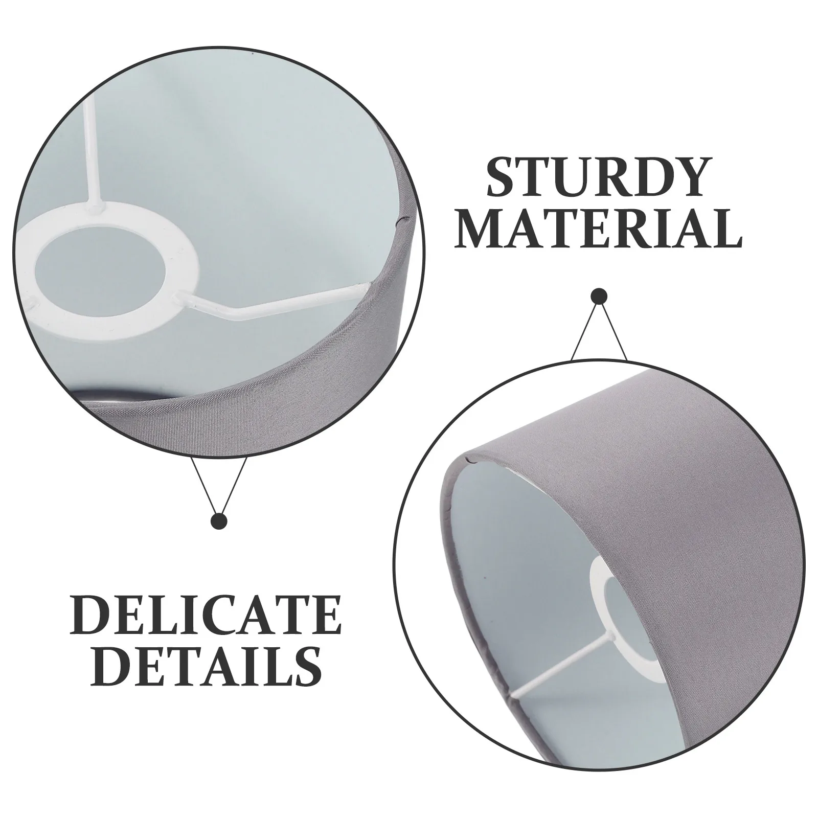 Small Drum Lampshade Gray Cylindrical Fabric Lamp Shade for Table Wall Ceiling Lamps Living Room Bedroom Modern Decorative
Small Drum Lampshade Gray Cylindrical Fabric Lamp Shade for Table Wall Ceiling Lamps Living Room Bedroom Modern Decorative