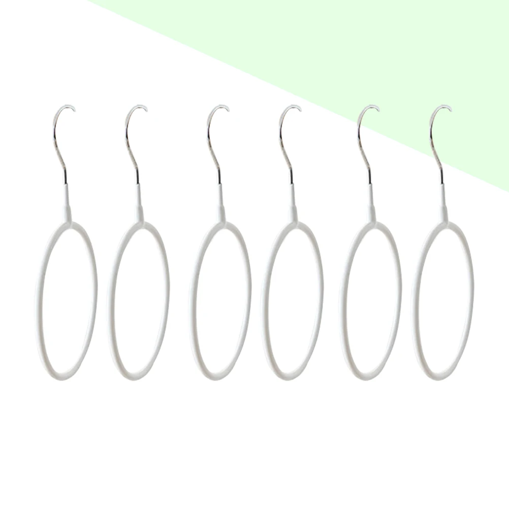 5 Pcs Scarves Hook Hanger Scarf Metal Necktie Belt Round Hangers White Closet Ring
5 Pcs Scarves Hook Hanger Scarf Metal Necktie Belt Round Hangers White Closet Ring