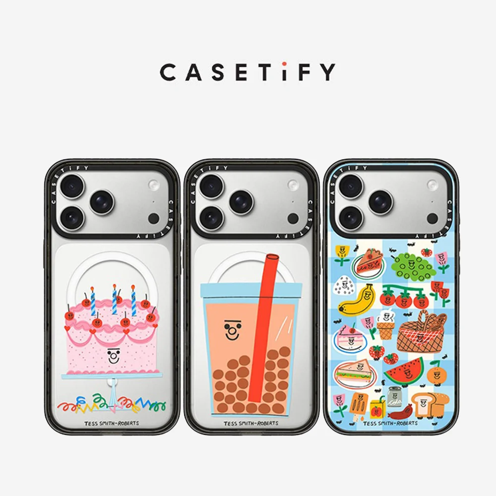 CASETiFY Tess Smith Series Playful Magnetic Drop-proof Case for iPhone 13 14 15 16 17 Pro Max Air Plus Protect Cover
CASETiFY Tess Smith Series Playful Magnetic Drop-proof Case for iPhone 13 14 15 16 17 Pro Max Air Plus Protect Cover