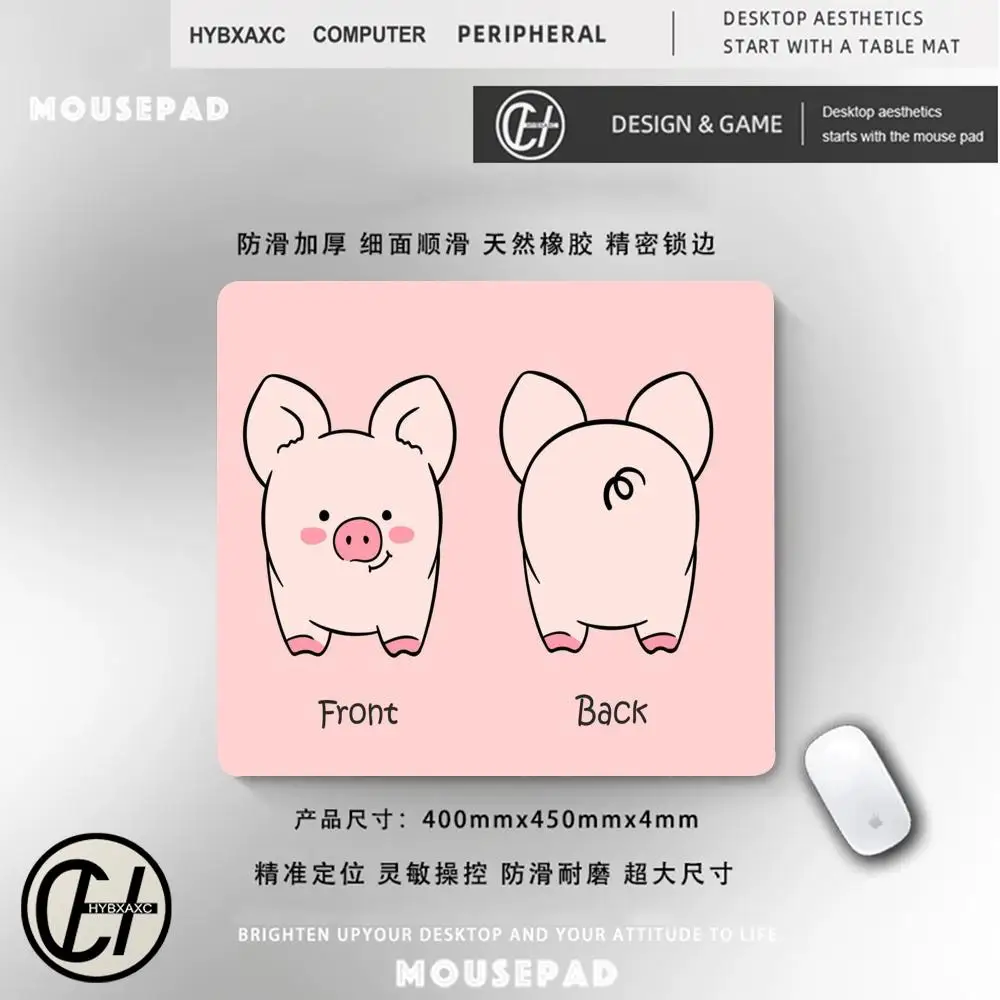 HD Big Promotion Notebook Computer Mouse pads Pink Pig and Cat Animal Mice Pad Gamer Play Mats Small Size for 2602102mm
HD Big Promotion Notebook Computer Mouse pads Pink Pig and Cat Animal Mice Pad Gamer Play Mats Small Size for 2602102mm