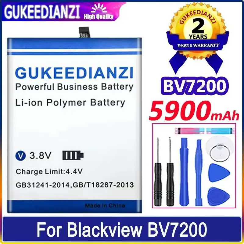 Stable Mobile Phone Battery For Blackview BV7200 Good Low-Temperature Performance 5900mAh BV7200 Li676281HTT
Stable Mobile Phone Battery For Blackview BV7200 Good Low-Temperature Performance 5900mAh BV7200 Li676281HTT