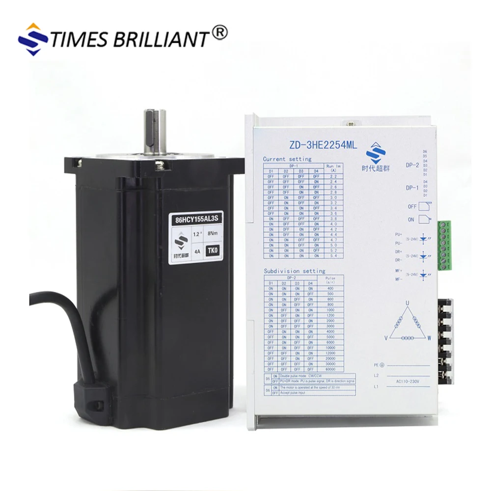 China Supply 1.2degree 4Nm 6Nm 8Nm 12Nm Stepper Motor 220v 3phase Stepper Motor with Driver
China Supply 1.2degree 4Nm 6Nm 8Nm 12Nm Stepper Motor 220v 3phase Stepper Motor with Driver