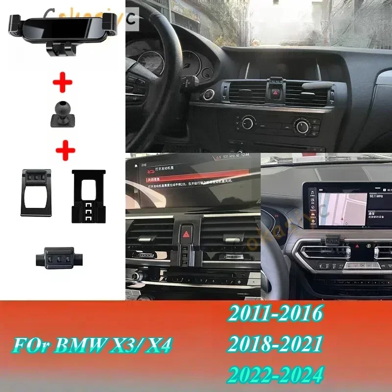 Car Phone Holder Mobile Mount Stand ForBMW X3 IX3 X4 F25 F26 F97 F98 G02 G08 2012-2024 Adjustable GPS Special Navigation Bracket
Car Phone Holder Mobile Mount Stand ForBMW X3 IX3 X4 F25 F26 F97 F98 G02 G08 2012-2024 Adjustable GPS Special Navigation Bracket