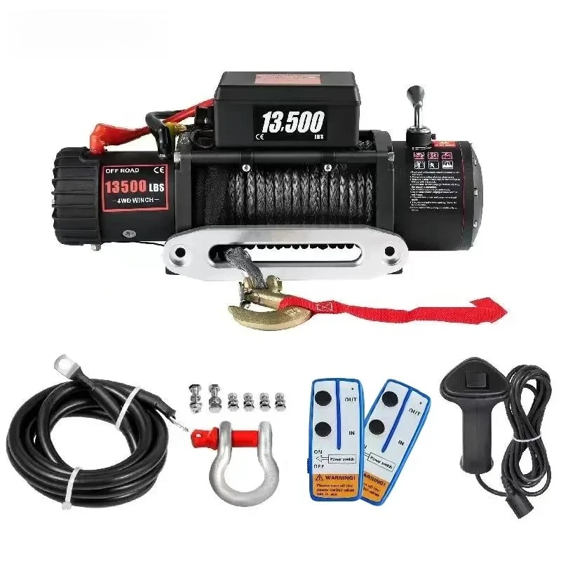 VEVOR 13500LBS Electric Truck Winch12v Electric Winch ATV Synthetic Rope with Remote Control for 4X4 Car Trailer ATV Truck
VEVOR 13500LBS Electric Truck Winch12v Electric Winch ATV Synthetic Rope with Remote Control for 4X4 Car Trailer ATV Truck